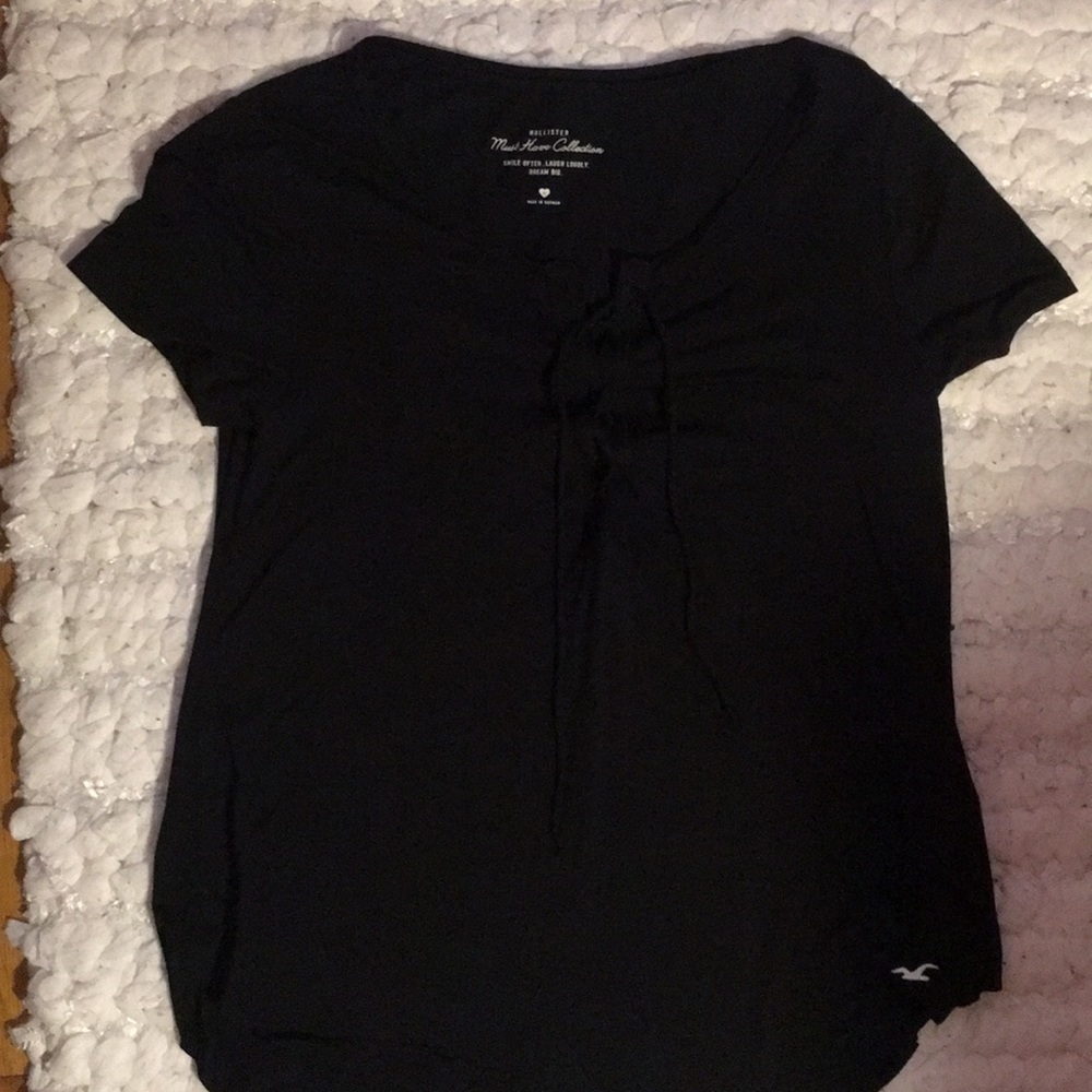 Black top with ties